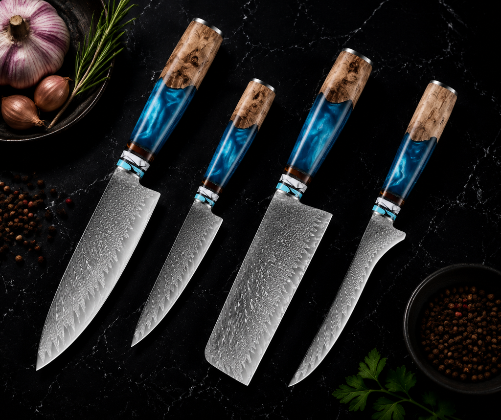 Coffret de 4 Couteaux Japonais | Collection Umi