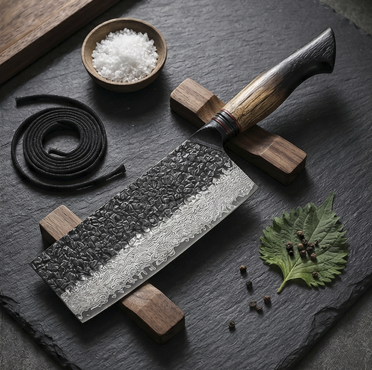 Couteau d'Nakiri Japonais N°VI - Série Raijin