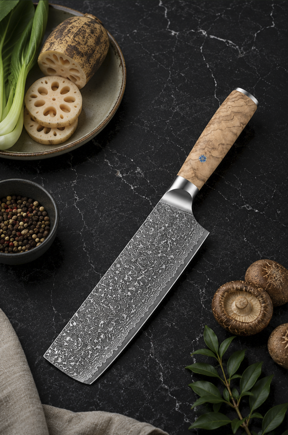 Couteau Nakiri Japonais N°III | Collection Sora