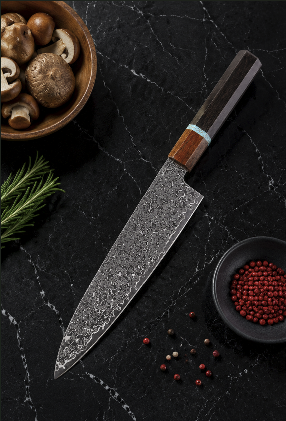 Couteau Chef Japonais N°I | Collection Mizumi