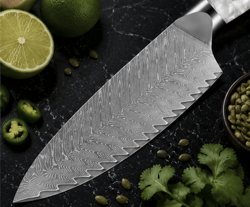 Couteau Gyuto Japonais Blanc | Collection Kensei
