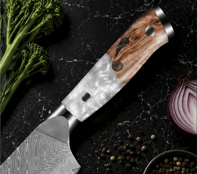 Couteau Gyuto Japonais Blanc | Collection Kensei
