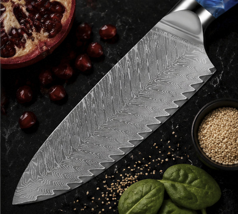 Couteau Gyuto Japonais Bleu | Collection Kensei