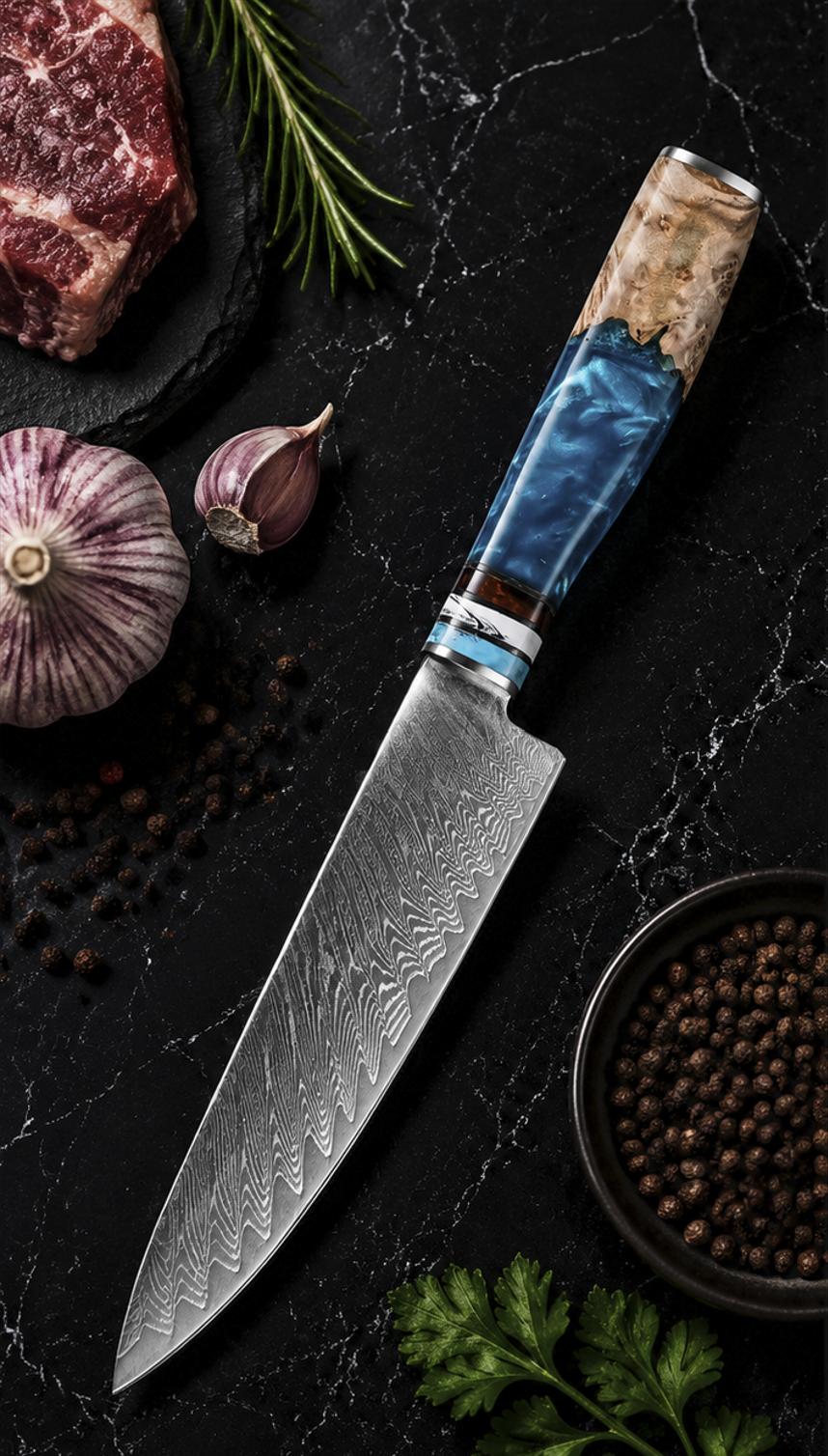 Couteau Santoku Japonais N°VI | Collection Umi