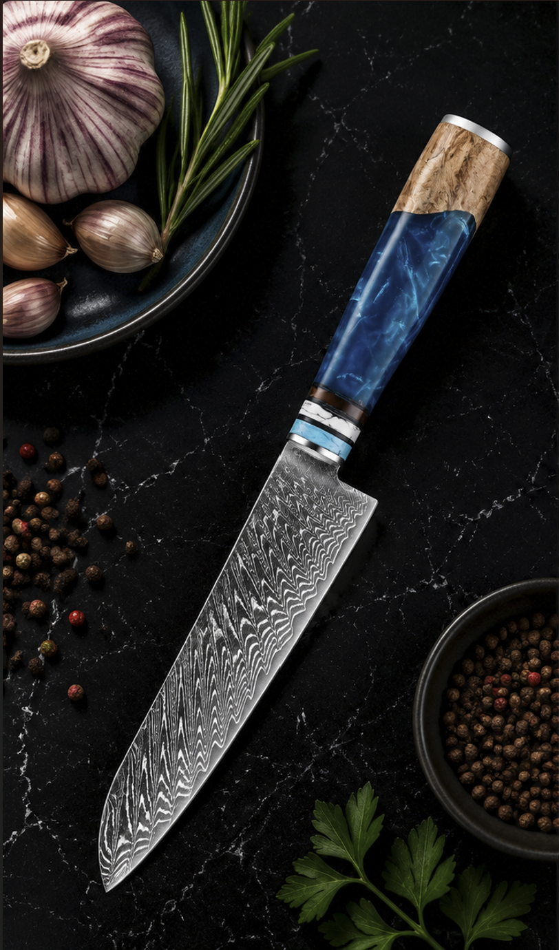 Couteau Santoku Japonais N°III | Collection Umi