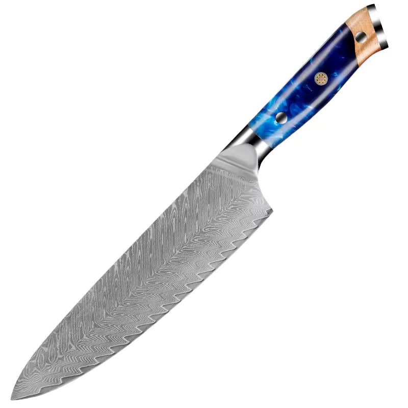 Couteau Gyuto Japonais Bleu | Collection Kensei