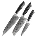 Coffret de 3 Couteaux Japonais | Collection Kurokaze