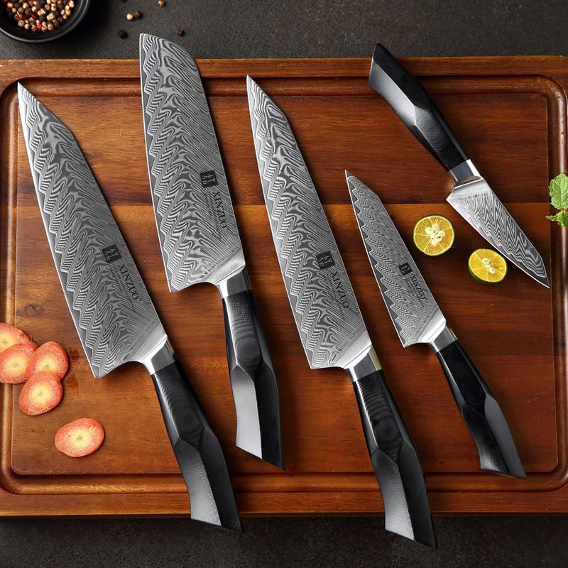 Coffret de 5 Couteaux Japonais | Collection Kurokaze