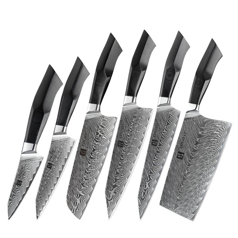 Coffret de 6 Couteaux Japonais | Collection Kurokaze