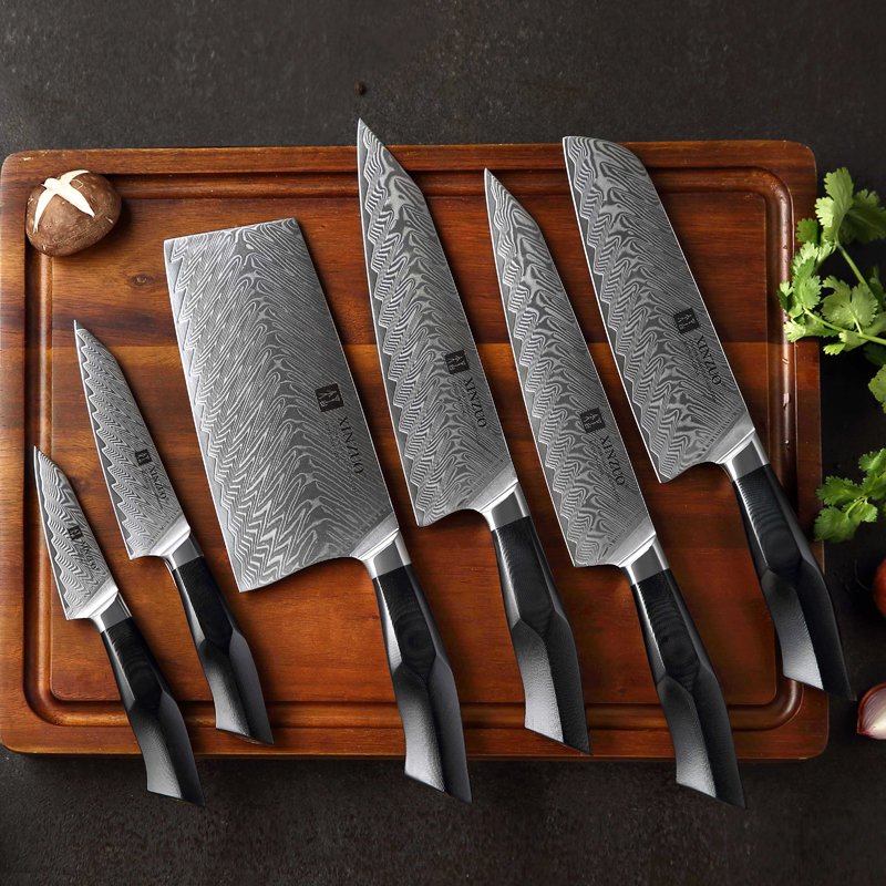 Coffret de 6 Couteaux Japonais | Collection Kurokaze