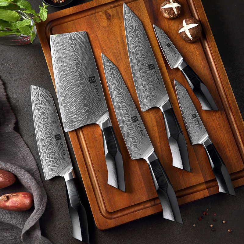 Coffret de 6 Couteaux Japonais | Collection Kurokaze