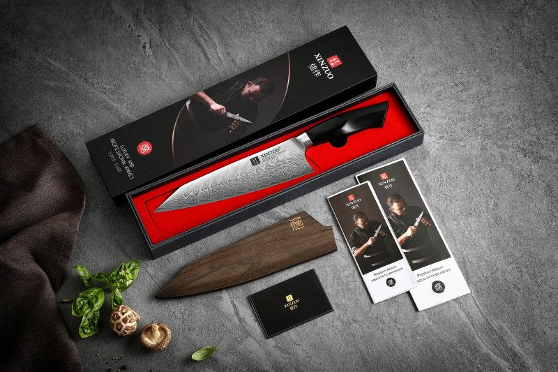 Couteau Chef Japonais N°VII | Collection Kurokaze