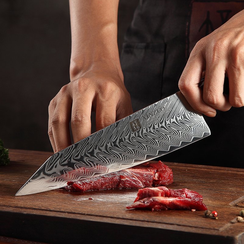 Couteau Chef Japonais N°VII | Collection Kurokaze