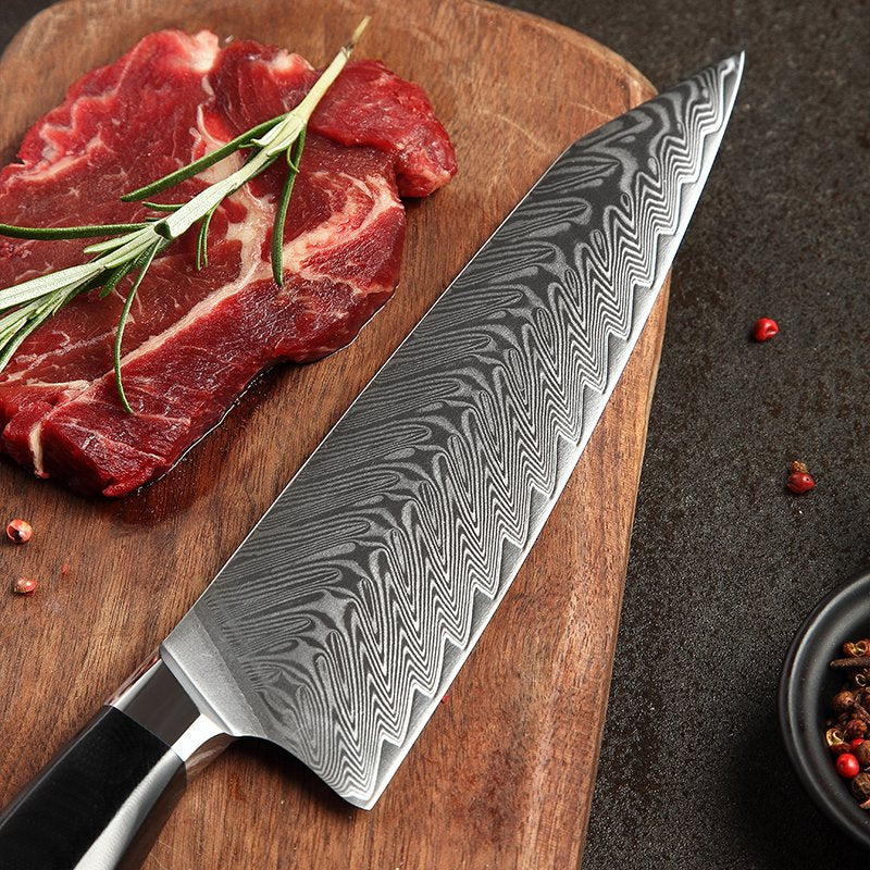 Couteau Chef Japonais N°VII | Collection Kurokaze