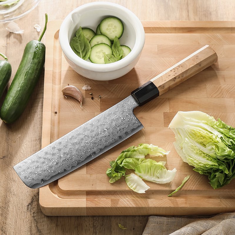 Couteau Nakiri Japonais N°V - Série Sakura
