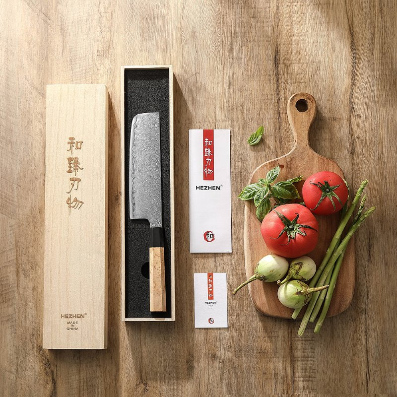 Couteau Nakiri Japonais N°V - Série Sakura