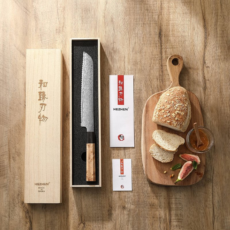 Couteau à Pain Japonais N°IV - Série Sakura