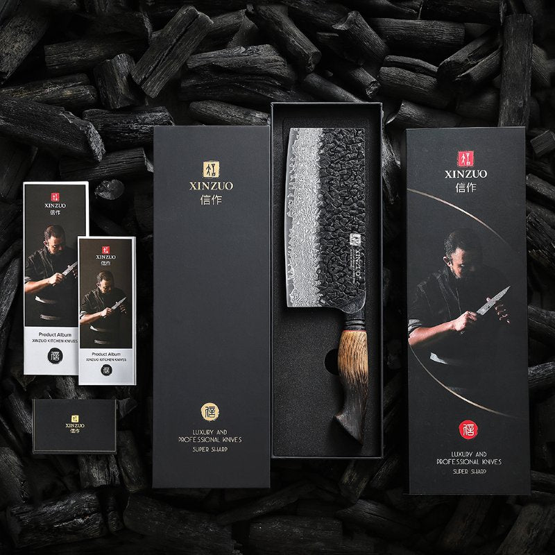 Couteau d'Nakiri Japonais N°VI - Série Raijin