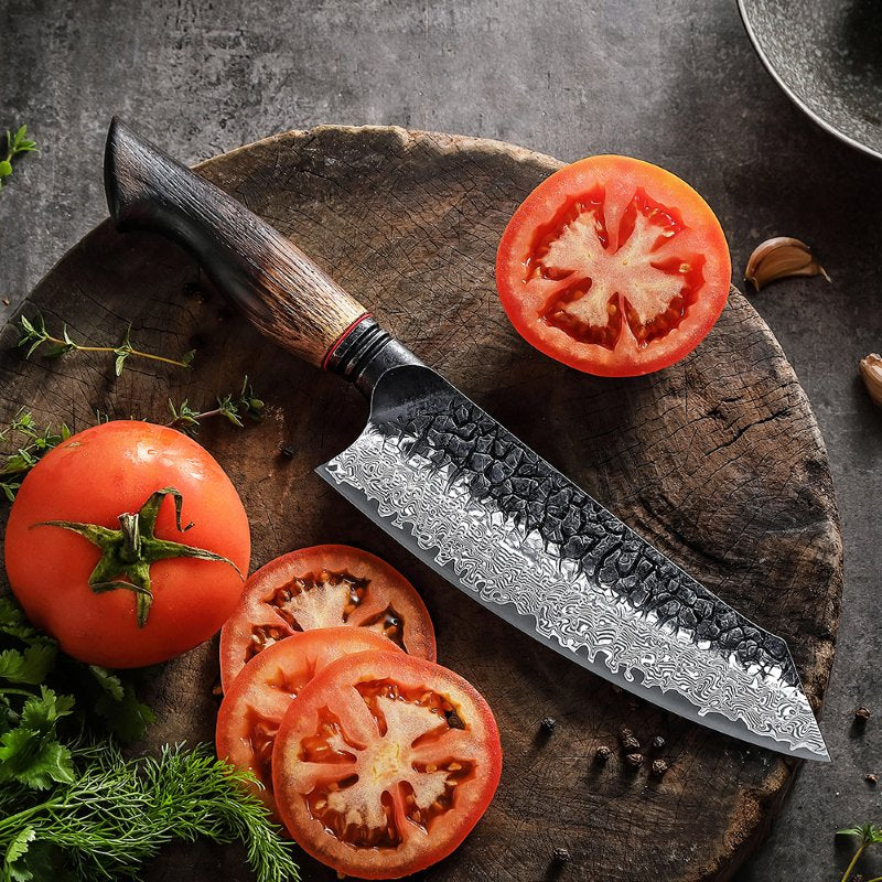 Couteau Santoku Japonais N°III - Série Raijin