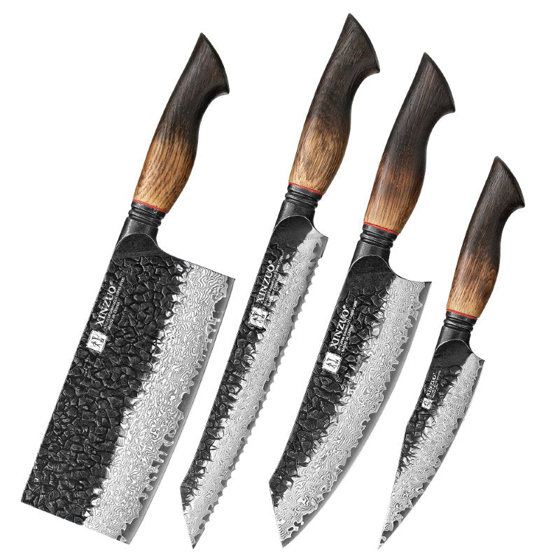 Couteau Japonais Set de 4 - Collection Raijin