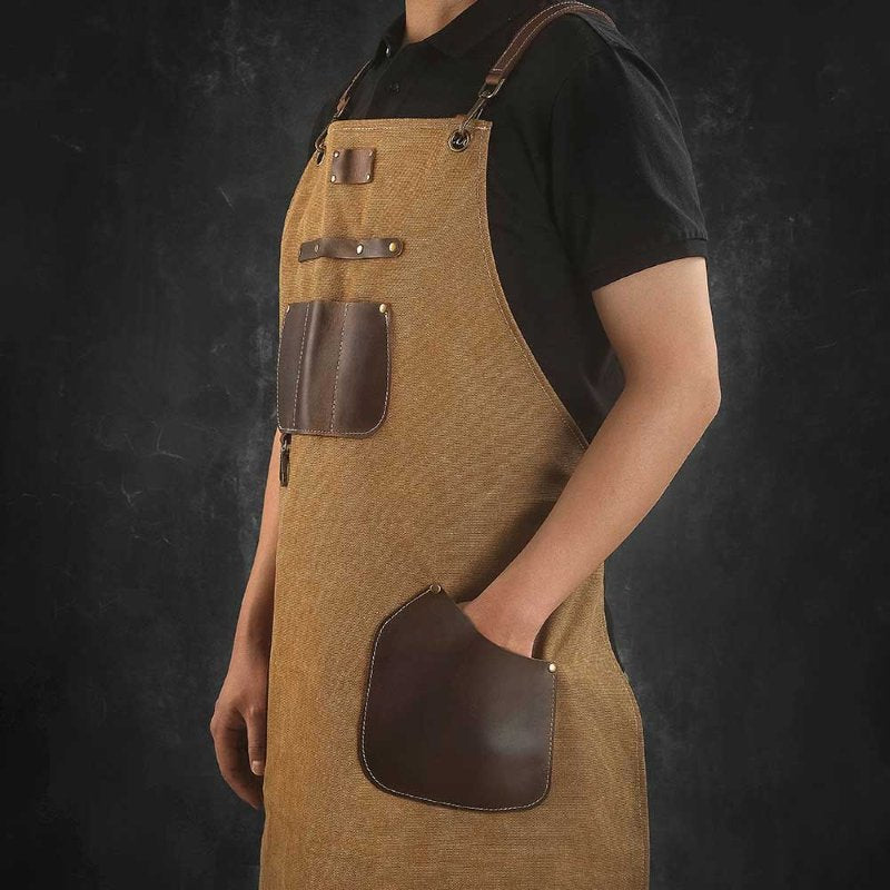 Tablier en Cuir - Marron