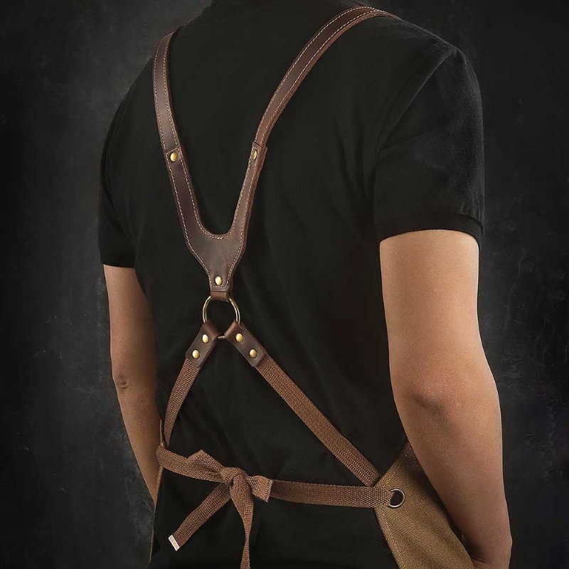 Tablier en Cuir - Marron