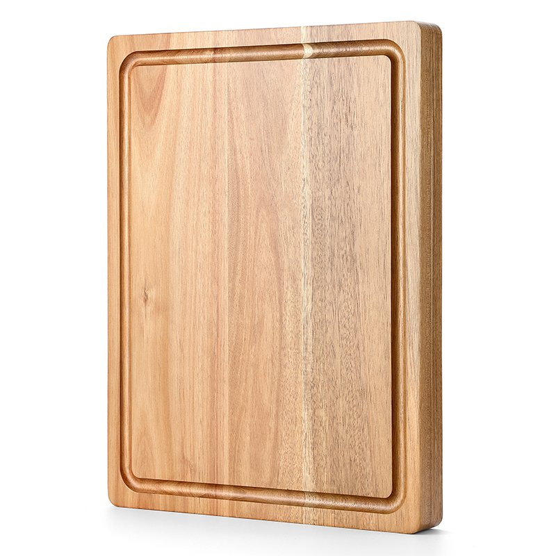 Planche à découper - Bois Acacia Naturel -  40.8 x 30.8 x 3.8 cm