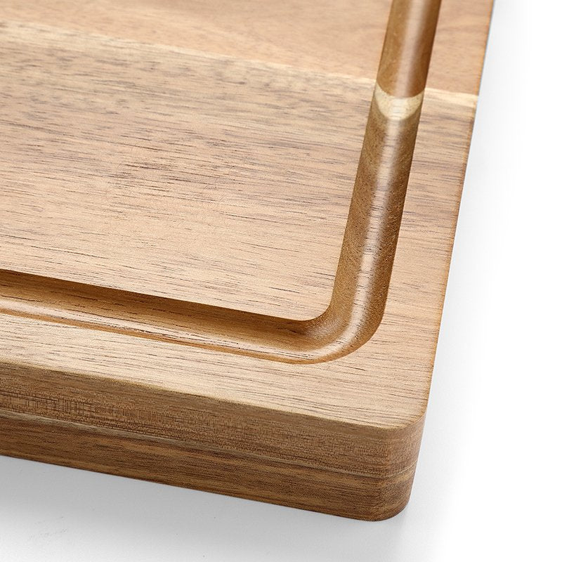Planche à découper - Bois Acacia Naturel -  40.8 x 30.8 x 3.8 cm