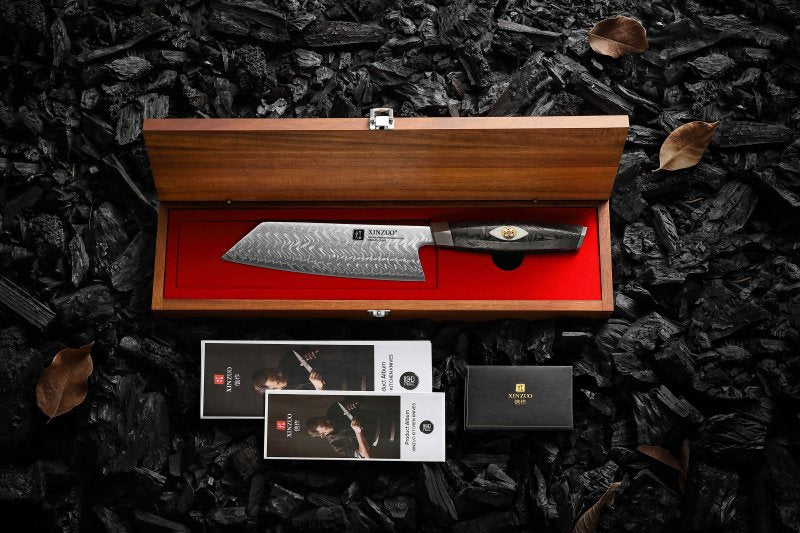 Couteau Santoku Japonais N°VII | Collection Kaze