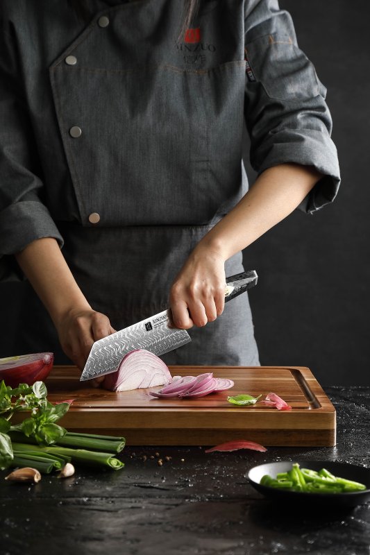 Couteau Santoku Japonais N°VII | Collection Kaze