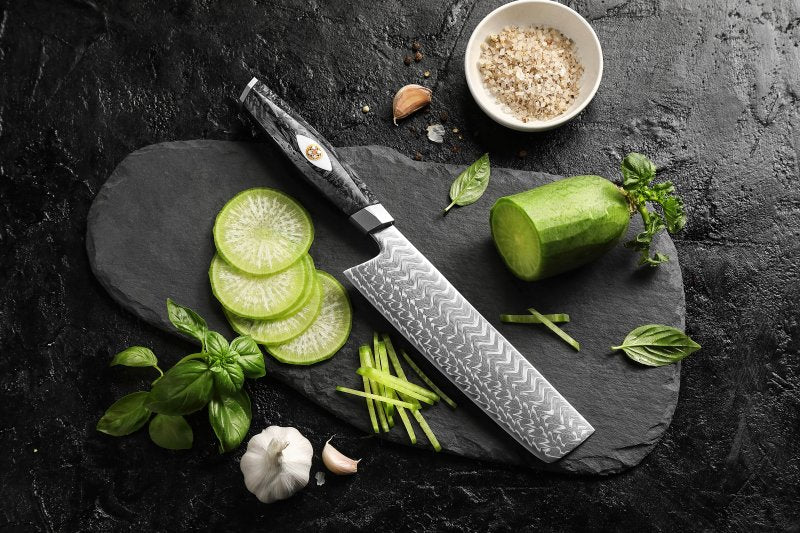 Couteau Nakiri Japonais N°IV | Collection Kaze