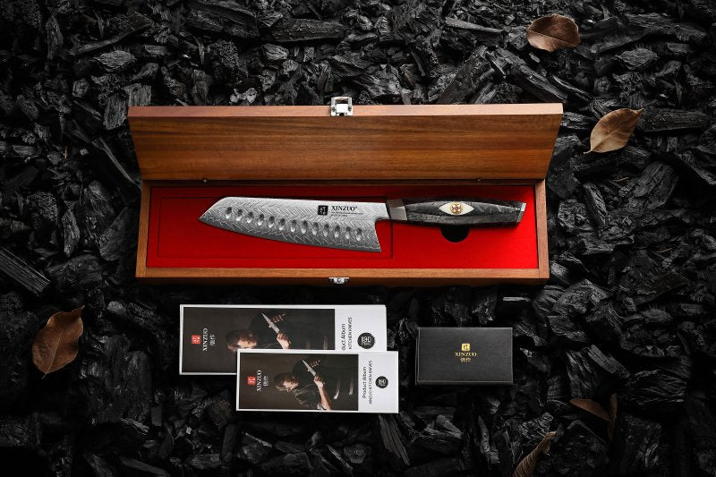 Couteau Santoku Japonais N°III | Collection Kaze