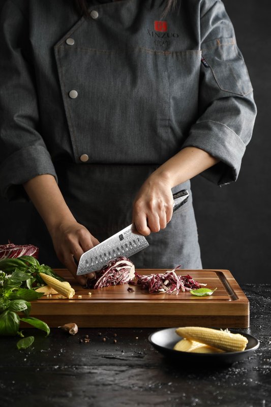 Couteau Santoku Japonais N°III | Collection Kaze