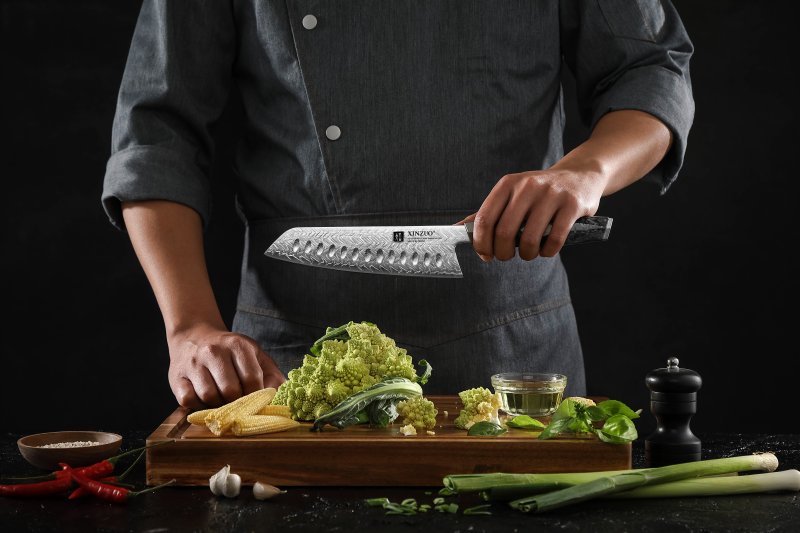 Couteau Santoku Japonais N°III | Collection Kaze