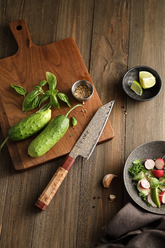Couteau Santoku Japonais N°IV - Série Hikari