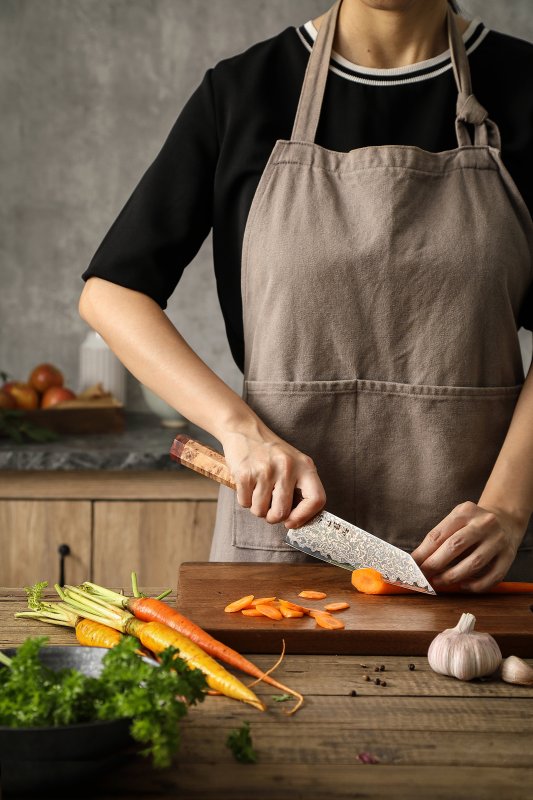 Couteau Santoku Japonais N°IV - Série Hikari