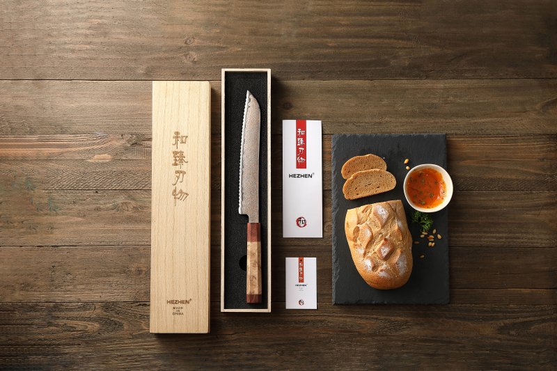 Couteau à Pain Japonais N°VII - Série Hikari