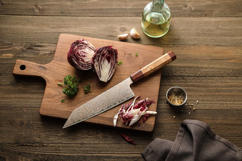 Couteau Santoku Japonais N°VIII - Série Hikari