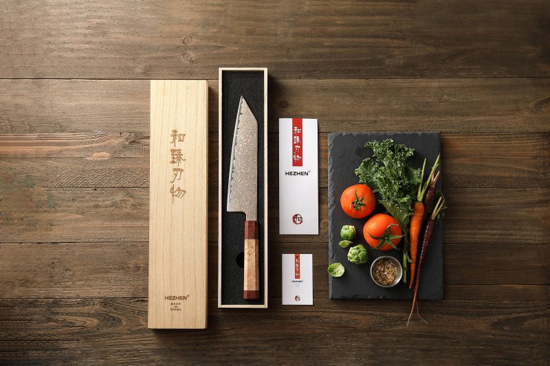 Couteau Santoku Japonais N°VIII - Série Hikari