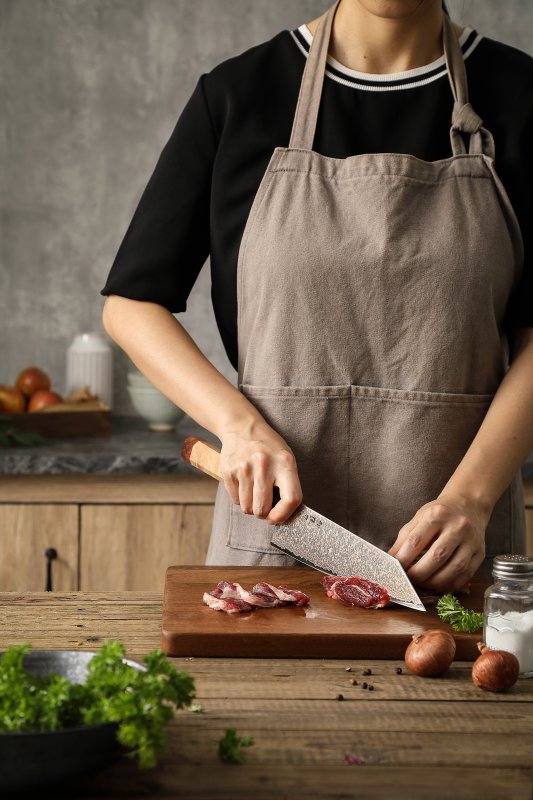 Couteau Santoku Japonais N°VIII - Série Hikari
