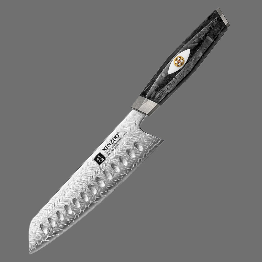 Couteau Santoku Japonais N°III | Collection Kaze