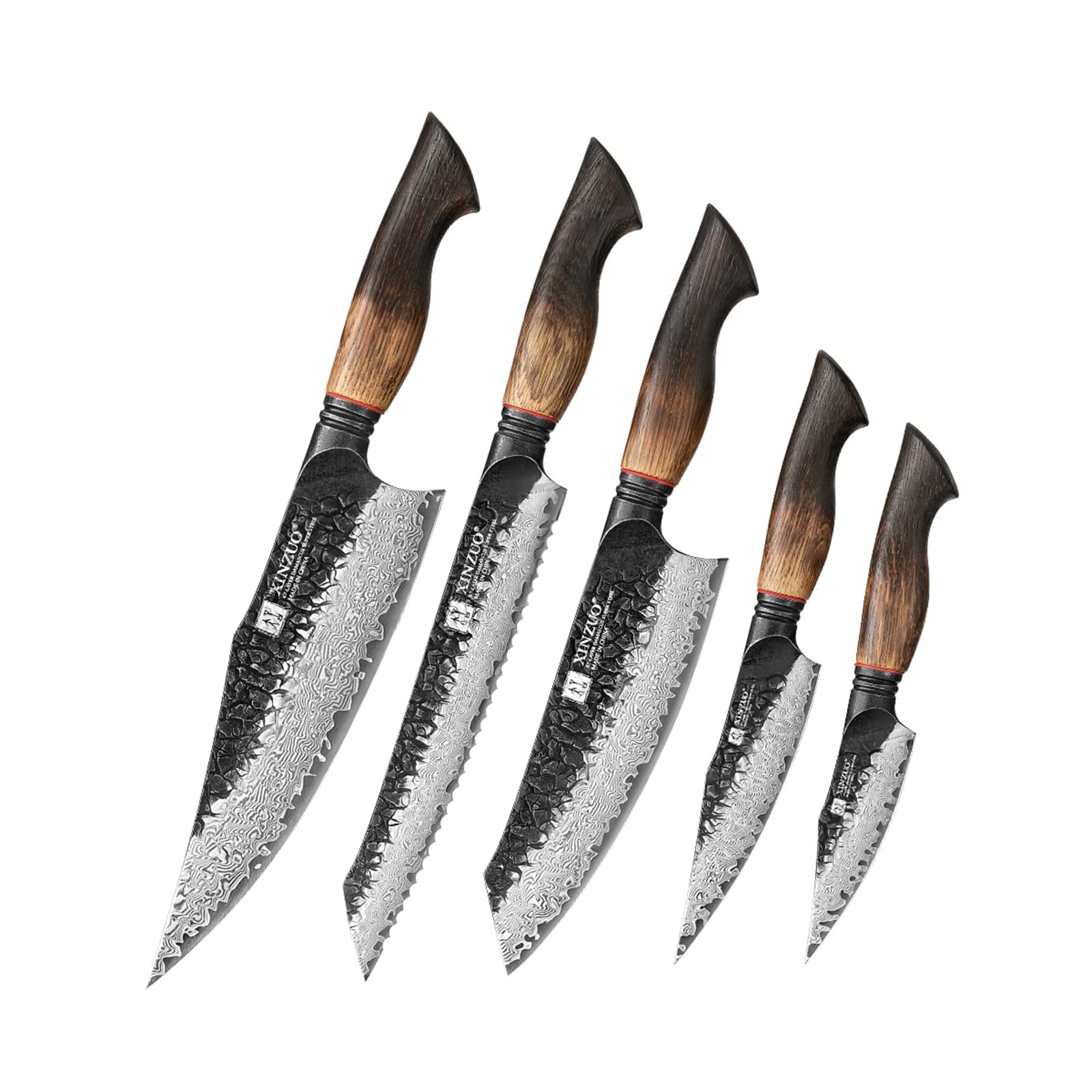 Couteau Japonais Set de 5 - Collection Raijin